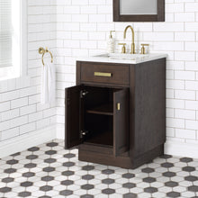 Load image into Gallery viewer, Water Creation Chestnut 24" Single Bathroom Vanity in Brown Oak- Water Creation