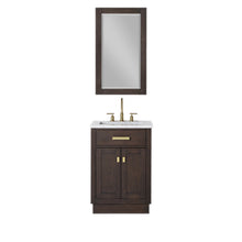 Load image into Gallery viewer, Water Creation Chestnut 24" Single Bathroom Vanity in Brown Oak- Water Creation