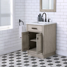 Load image into Gallery viewer, Water Creation Chestnut 24" Single Bathroom Vanity in Grey Oak- Water Creation
