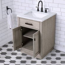 Load image into Gallery viewer, Water Creation Chestnut 24" Single Bathroom Vanity in Grey Oak- Water Creation