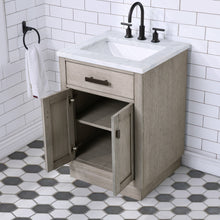Load image into Gallery viewer, Water Creation Chestnut 24" Single Bathroom Vanity in Grey Oak- Water Creation