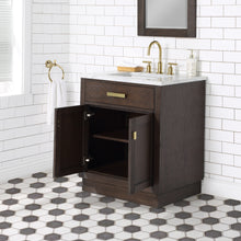 Load image into Gallery viewer, Water Creation Chestnut 30&quot; Single Bathroom Vanity in Brown Oak- Water Creation
