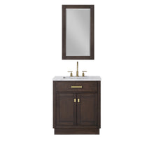 Load image into Gallery viewer, Water Creation Chestnut 30&quot; Single Bathroom Vanity in Brown Oak- Water Creation