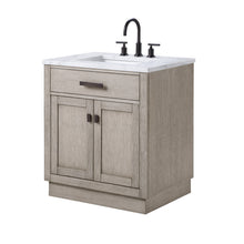 Load image into Gallery viewer, Water Creation Chestnut 30&quot; Single Bathroom Vanity in Grey Oak- Water Creation