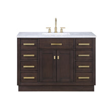 Load image into Gallery viewer, Water Creation Chestnut 48&quot; Single Bathroom Vanity in Brown Oak- Water Creation
