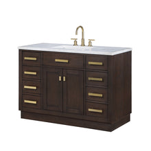 Load image into Gallery viewer, Water Creation Chestnut 48&quot; Single Bathroom Vanity in Brown Oak- Water Creation