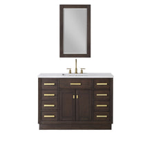 Load image into Gallery viewer, Water Creation Chestnut 48&quot; Single Bathroom Vanity in Brown Oak- Water Creation