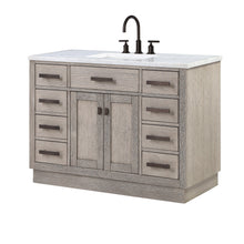 Load image into Gallery viewer, Water Creation Chestnut 48&quot; Single Bathroom Vanity in Grey Oak- Water Creation