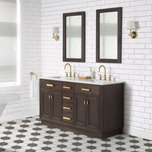 Load image into Gallery viewer, Water Creation Chestnut 60&quot; Double Bathroom Vanity in Brown Oak- Water Creation