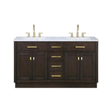Load image into Gallery viewer, Water Creation Chestnut 60&quot; Double Bathroom Vanity in Brown Oak- Water Creation