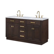 Load image into Gallery viewer, Water Creation Chestnut 60&quot; Double Bathroom Vanity in Brown Oak- Water Creation