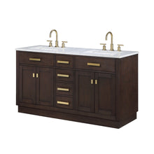 Load image into Gallery viewer, Water Creation Chestnut 60&quot; Double Bathroom Vanity in Brown Oak- Water Creation