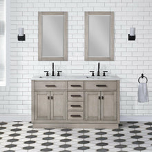 Load image into Gallery viewer, Water Creation Chestnut 60&quot; Double Bathroom Vanity in Grey Oak- Water Creation