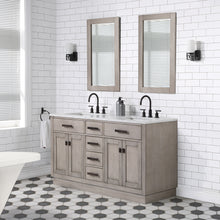 Load image into Gallery viewer, Water Creation Chestnut 60&quot; Double Bathroom Vanity in Grey Oak- Water Creation