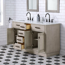 Load image into Gallery viewer, Water Creation Chestnut 60&quot; Double Bathroom Vanity in Grey Oak- Water Creation