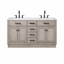 Load image into Gallery viewer, Water Creation Chestnut 60&quot; Double Bathroom Vanity in Grey Oak- Water Creation