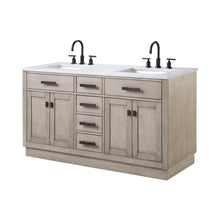 Load image into Gallery viewer, Water Creation Chestnut 60&quot; Double Bathroom Vanity in Grey Oak- Water Creation