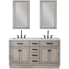 Load image into Gallery viewer, Water Creation Chestnut 60&quot; Double Bathroom Vanity in Grey Oak- Water Creation