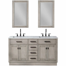Load image into Gallery viewer, Water Creation Chestnut 60&quot; Double Bathroom Vanity in Grey Oak- Water Creation