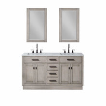 Load image into Gallery viewer, Water Creation Chestnut 60&quot; Double Bathroom Vanity in Grey Oak- Water Creation
