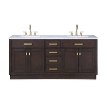 Load image into Gallery viewer, Water Creation Chestnut 72&quot; Double Bathroom Vanity in Brown Oak- Water Creation