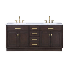 Load image into Gallery viewer, Water Creation Chestnut 72&quot; Double Bathroom Vanity in Brown Oak- Water Creation