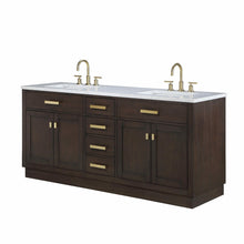 Load image into Gallery viewer, Water Creation Chestnut 72&quot; Double Bathroom Vanity in Brown Oak- Water Creation