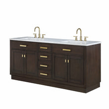 Load image into Gallery viewer, Water Creation Chestnut 72&quot; Double Bathroom Vanity in Brown Oak- Water Creation