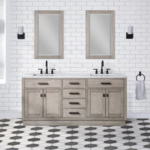 Load image into Gallery viewer, Water Creation Chestnut 72&quot; Double Bathroom Vanity in Grey Oak- Water Creation