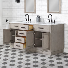 Load image into Gallery viewer, Water Creation Chestnut 72&quot; Double Bathroom Vanity in Grey Oak- Water Creation