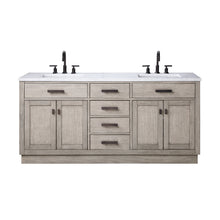 Load image into Gallery viewer, Water Creation Chestnut 72&quot; Double Bathroom Vanity in Grey Oak- Water Creation