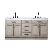 Load image into Gallery viewer, Water Creation Chestnut 72&quot; Double Bathroom Vanity in Grey Oak- Water Creation