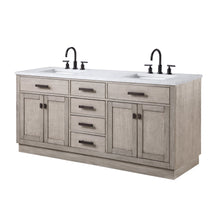 Load image into Gallery viewer, Water Creation Chestnut 72&quot; Double Bathroom Vanity in Grey Oak- Water Creation