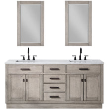 Load image into Gallery viewer, Water Creation Chestnut 72&quot; Double Bathroom Vanity in Grey Oak- Water Creation