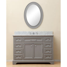 Load image into Gallery viewer, Water Creation 48 Inch Pure White Single Sink Bathroom Vanity With Matching Framed Mirror From The Derby Collection- Water Creation
