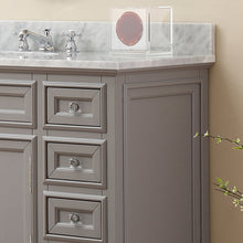 Load image into Gallery viewer, Water Creation 48 Inch Cashmere Grey Single Sink Bathroom Vanity With Matching Framed Mirror From The Derby Collection- Water Creation