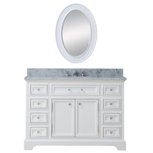 Load image into Gallery viewer, Water Creation 48 Inch Pure White Single Sink Bathroom Vanity With Faucet From The Derby Collection- Water Creation