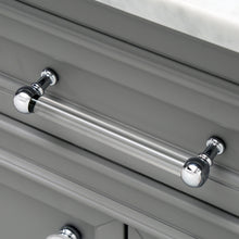 Load image into Gallery viewer, Water Creation 60 Inch Cashmere Grey Double Sink Bathroom Vanity With Matching Framed Mirrors From The Derby Collection- Water Creation