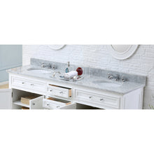 Load image into Gallery viewer, Water Creation 60 Inch Cashmere Grey Double Sink Bathroom Vanity With Matching Framed Mirrors And Faucets From The Derby Collection- Water Creation