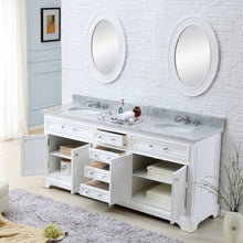 Load image into Gallery viewer, Water Creation 72 Inch Cashmere Grey Double Sink Bathroom Vanity With Faucet From The Derby Collection- Water Creation