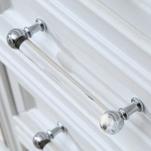 Load image into Gallery viewer, Water Creation 72 Inch Pure White Double Sink Bathroom Vanity With Matching Framed Mirrors And Faucets From The Derby Collection- Water Creation