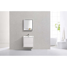 Load image into Gallery viewer, Kubebath DeLusso 24&quot; Wall Mount Modern Floating Vanity 