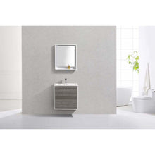 Load image into Gallery viewer, Kubebath DeLusso 24&quot; Wall Mount Modern Floating Vanity 