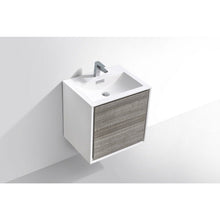 Load image into Gallery viewer, Kubebath DeLusso 24&quot; Wall Mount Modern Floating Vanity- Kubebath