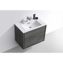 Load image into Gallery viewer, Kubebath DeLusso 30&quot; Wall Mount Modern Floating bathroom Vanity
