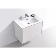 Load image into Gallery viewer, Kubebath DeLusso 30&quot; Wall Mount Modern Floating bathroom Vanity