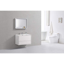 Load image into Gallery viewer, Kubebath DeLusso 36&quot; Wall Mount Floating Bathroom Vanity 