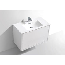 Load image into Gallery viewer, Kubebath DeLusso 36&quot; Wall Mount Floating Bathroom Vanity 