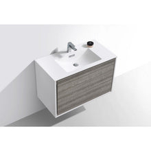 Load image into Gallery viewer, Kubebath DeLusso 36&quot; Wall Mount Floating Bathroom Vanity 
