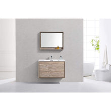 Load image into Gallery viewer, Kubebath DeLusso 36&quot; Wall Mount Floating Bathroom Vanity 